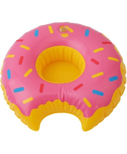 Pink donut bekerhouder