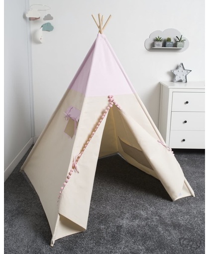 FUJL - Tipi Tent - Speeltent - Wigwam - kinder tipi -  Pink