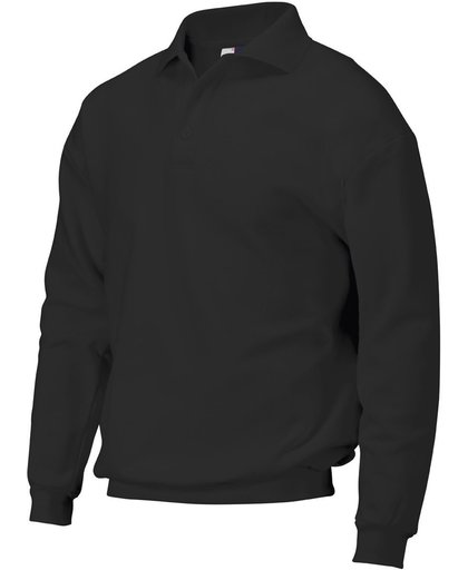 Tricorp polosweater boord - Casual - 301005 - zwart - maat XXL