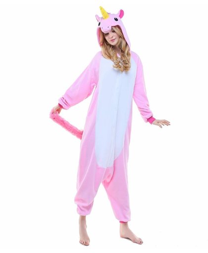 Roze Unicorn Onesie voor volwassenen - Roze Unicorn Kigurumi Pyjama