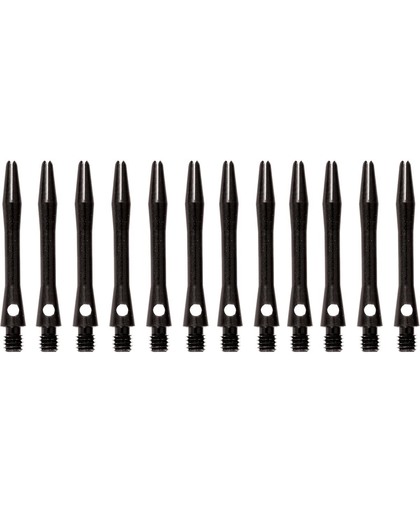 abcdarts darts shafts aluminium shaft zwart in between - 4 sets darts shafts
