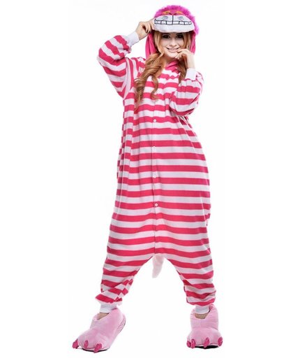 Cheshire Kat Onesie voor volwassenen - Cheshire Kat Kigurumi Pyjama
