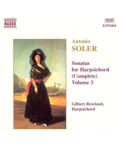 Soler: Sonatas for Harpsichord Vol 3 / Gilbert Rowland