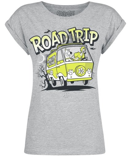 Scooby-Doo Road Trip Girls shirt grijs gemêleerd