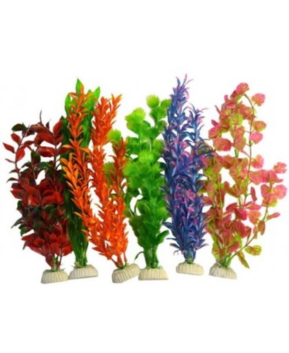 Aquarium Plantjes Set 6 stuks - 30 cm