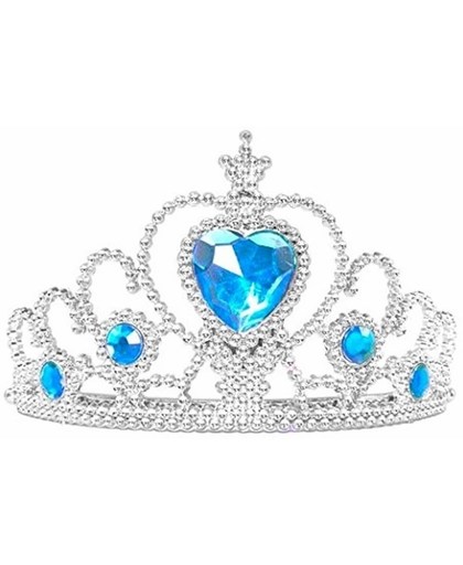 Elsa kroon / tiara blauw bij Elsa of Anna Prinsessen jurk