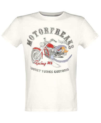 Looney Tunes Roadrunner T-shirt oud wit gemêleerd