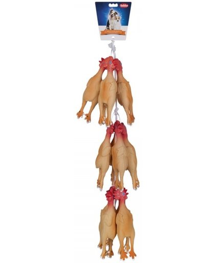 Nobby - Honden - Speelgoed - Latex Kippen - 2 stuks van 25 cm