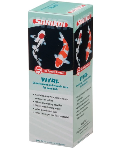 Sanikoi Vital - 500 ml Voor 10000 Ltr Water - Visvoer