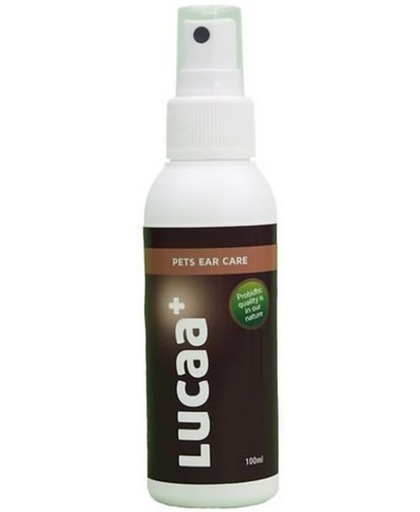 LUCAA+ PETS EAR CARE 100ML | EAR CLEANER WITH PROBIOTICS | 100% BIO | 100% VEGAN | 100 % NATURAL