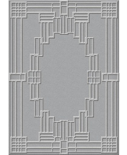 Spellbinders Texture Plate-Deco Squared S6-071