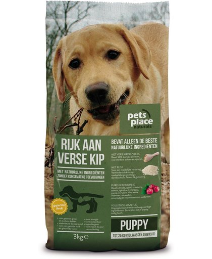 Pets Place Naturals Puppy's Small Breed Kip 3 kg