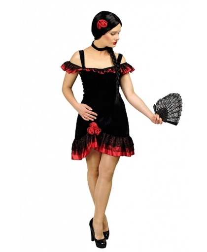 Spaanse flamenco jurk incl. accessoires 40/42