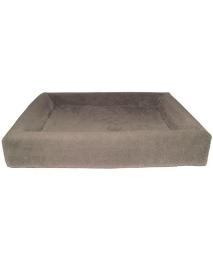 Bia fleece hoes hondenmand taupe 4 85x70x15 cm