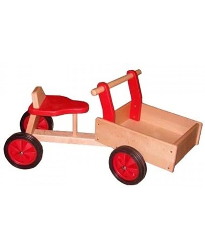 Playwood Houten Bakfiets Rood