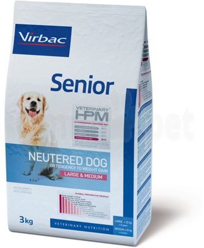 Virbac HPM - Senior neutered Dog Large & Medium - 7KG