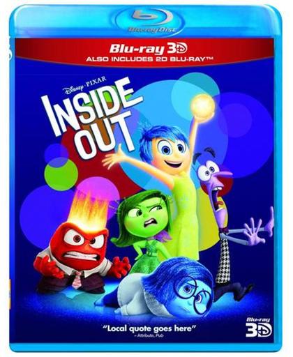 Binnenstebuiten 3D Blu-ray (Inside Out)