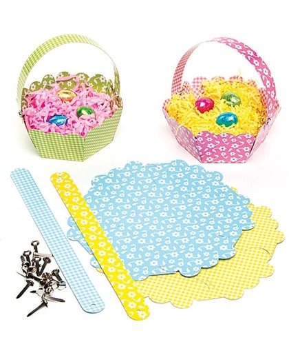 Lentemandjes - maak je eigen - creatieve knutselpakket voor kinderen om te versieren voor Pasen (8 stuks)