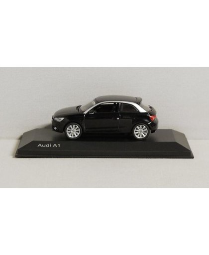 Audi A1 1:43 Kyosho Zwart 501.10.010.33
