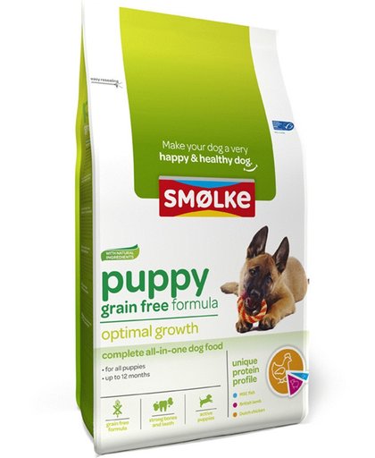 Smolke puppy graanvrij hondenvoer 3 kg