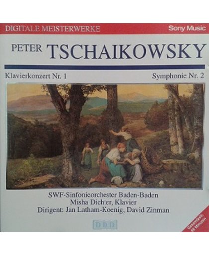 1-CD TCHAIKOVSKY - PIANO CONCERTO NO. 1 / SYMPHONIE NO. 2 - MISHA DICHTER / DAVID ZINMAN