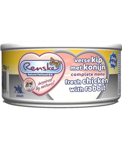 Renske Kip & Konijn - Kat - Volledig natvoer - 24 x 70 gr