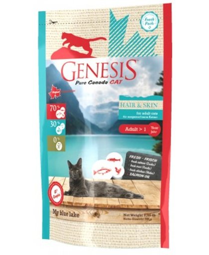 Genesis Pure Cat Hair & Skin - Inhoud: 340 gram