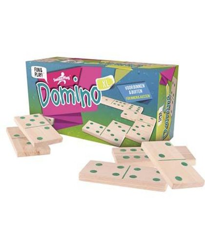 XL domino spel met grote dominostenen