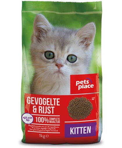 Pets Place Kitten Gevogelte&Rijst