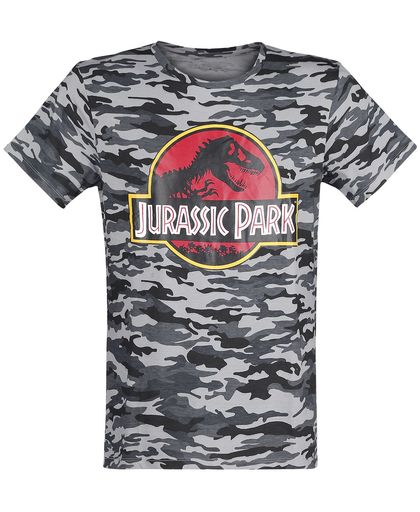 Jurassic Park Logo - Camouflage T-shirt camouflage