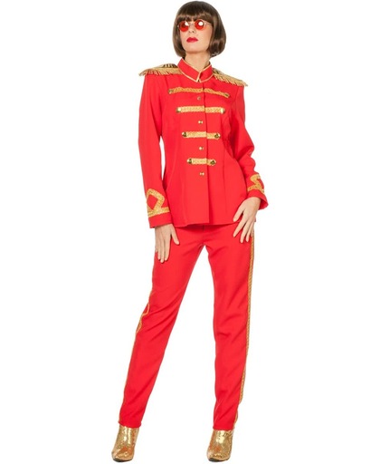 Sgt. Pepper voor dame rood