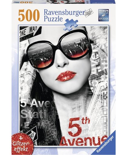 Ravensburger puzzel Glanzende lippen - Legpuzzel - 500 stukjes
