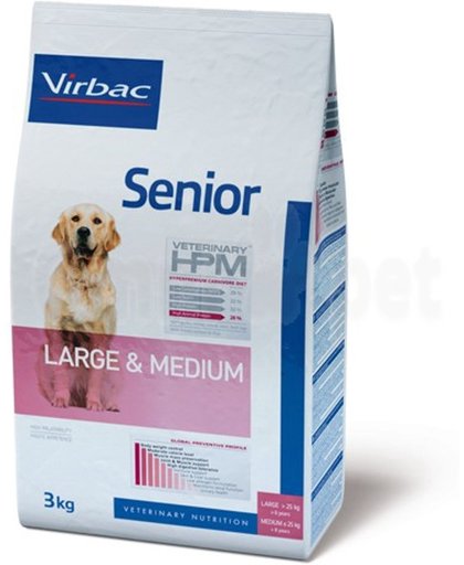 Virbac HPM -  Senior Dog  Large & Medium - 12kg