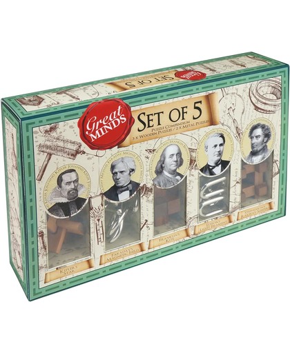 Great Minds Set of 5 Puzzle