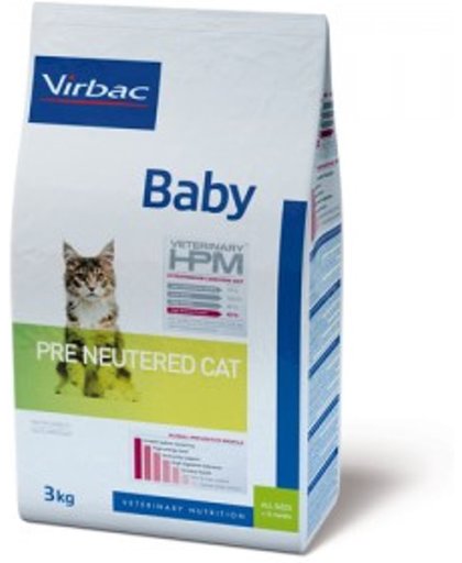 Virbac HPM Baby Pre Neutered Cat - 3kg