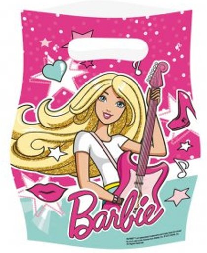 Barbie Uitdeelzakjes Popstar 8 stuks