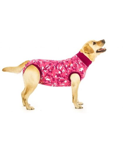 Suitical recovery suit hond roze camouflage s 43-51 cm