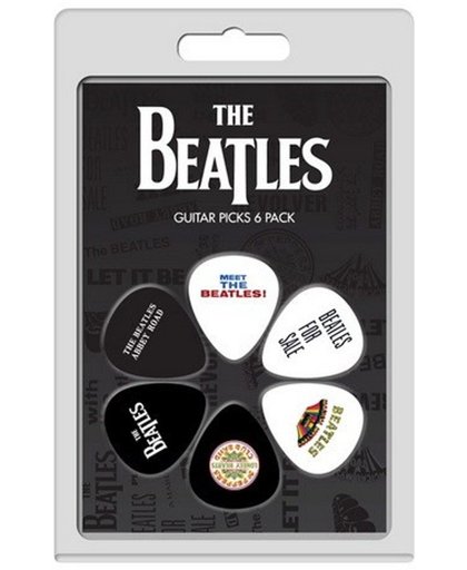 6 pack plectrums The Beatles 1