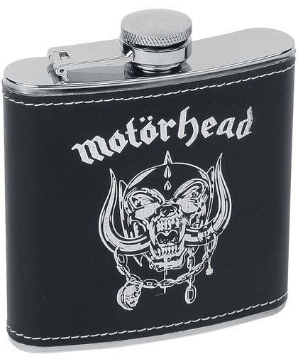 Motörhead Logo - Flachmann Drinkfles zilverkleurig-zwart