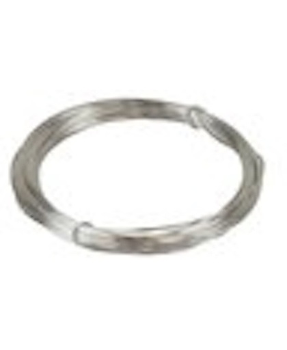 Zilverdraad-Ring ( met koperkern) sterkte 1.00mm, 4m. LET OP: 4 ROLLETJES.