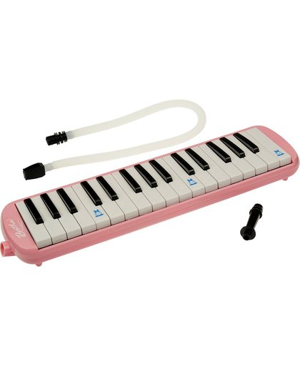 Melodica met tas – Blaas piano / keyboard 32 toetsen – roze