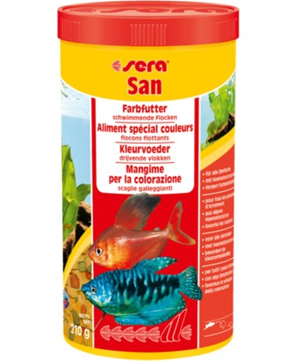 Sera san 1000ml top kleurvoeder voor gemengd aquarium