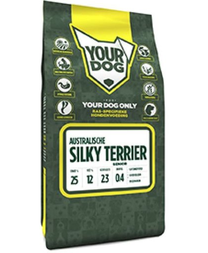 Yourdog australische silky terriã?r hondenvoer senior 3 kg