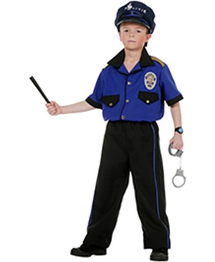 Carnavalskleding Politieagent jongen Police Maat 128