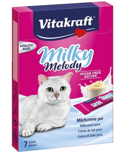 Vitakraft Milky Melody Pure - Kat - Snack - 4 x 70 gr