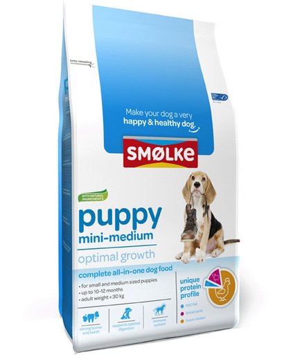 Smolke Puppy Mini/Medium - Hondenvoer - 12 kg