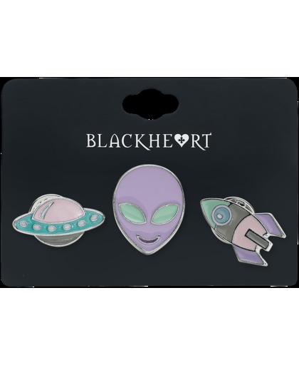 Blackheart Alien Pin set standaard