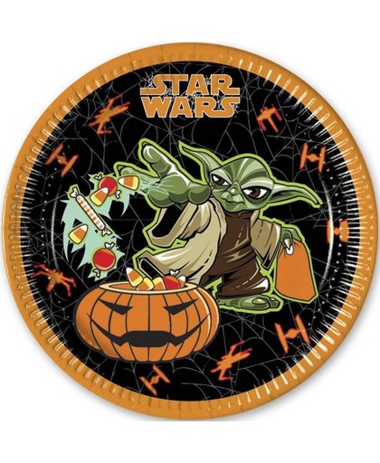 Star Wars Halloween Borden 23cm 8 stuks