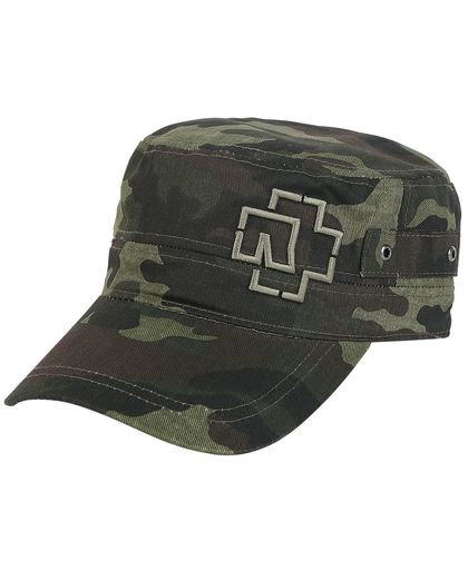 Rammstein Outline Logo Army cap camouflage