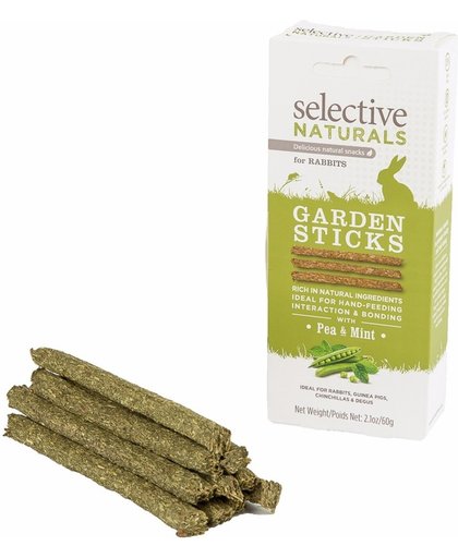 Supreme Selective Naturals Garden Sticks - Konijn - Snack - 8 x 60 gr